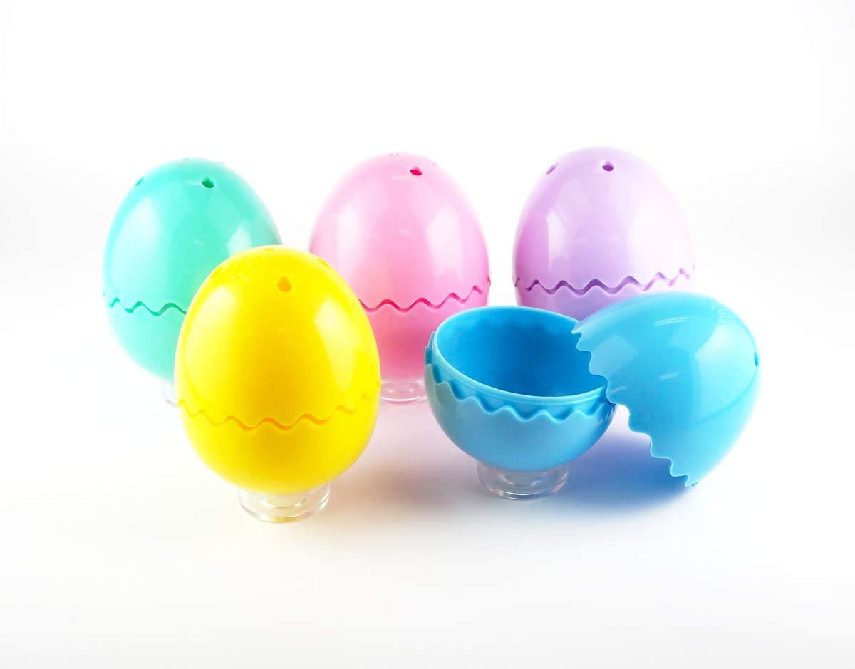 Paka! Egg Capsules (Jagged Cut) 5 Assorted Colors 100 Count